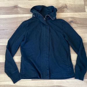 Banana Republic black zip up sweatshirt jacket. Size M